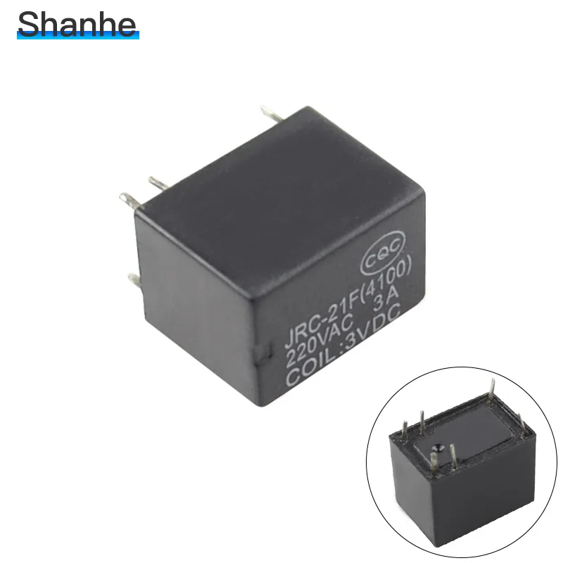 5 шт. миниатюрное реле PCB 6 контактов Мини DC 3 в 9 12 В 24 JRC 21F 4100 реле|switch switch|switch 24vswitch 12v