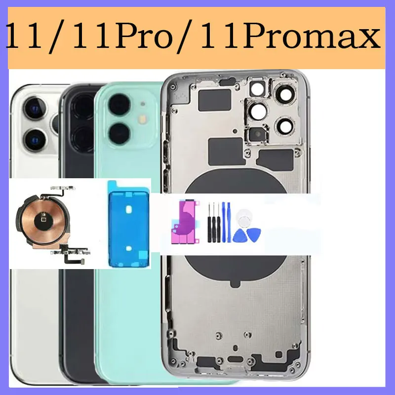 Для iPhonehousing 11/11Pro/ 11 Pro Max стеклянная крышка аккумулятора на задней панели чехол