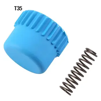 

Nylon Trimmer Head Bump Knob Metal Spring T25/T35 Replacement Part D6D7