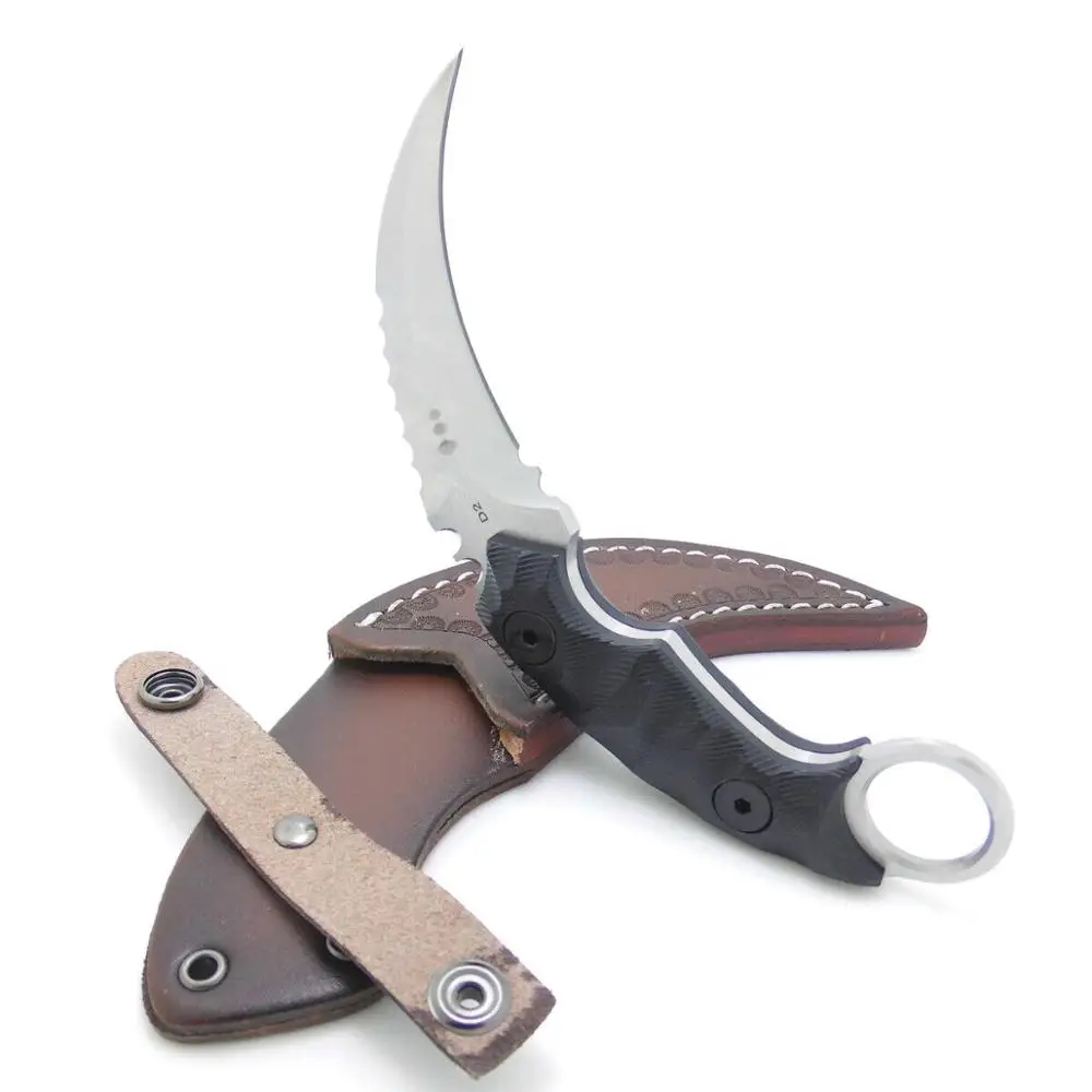 

MASALONG Camp Hunting Survival Knife Very Good Balance Of Combat Handle Karambit Tactiacal Rescue Tools Kni104