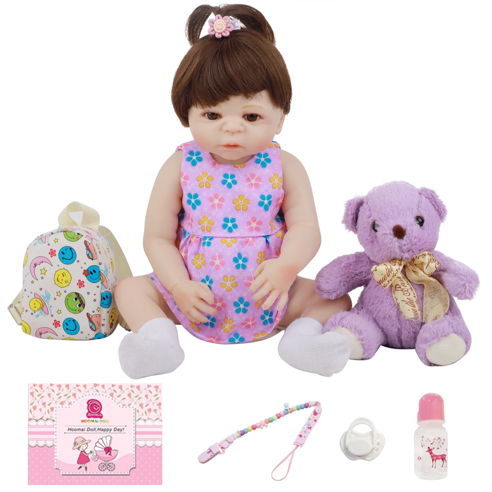 18 '❈ см силиконовая кукла Bebe Reborn Babies игрушка для ванны Реалистичная