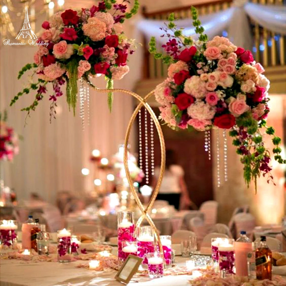 

New design Wedding Metal Flower Stand for Wedding Centerpiece Decoration creative flower stands racks