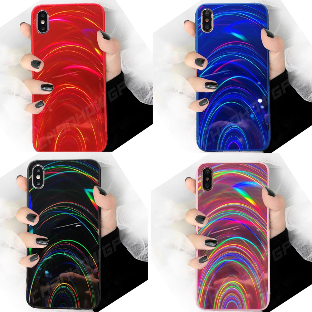 Яркий блестящий силиконовый чехол для iPhone 11 Pro Max мягкий из ТПУ X XR XS 6 6s 7 8 Plus