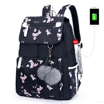 

Cartoon Pattern School Bags for Teenage Girls Kids High capacity Children Student Backpack Teen Shoulder Bag Child Schoolbag