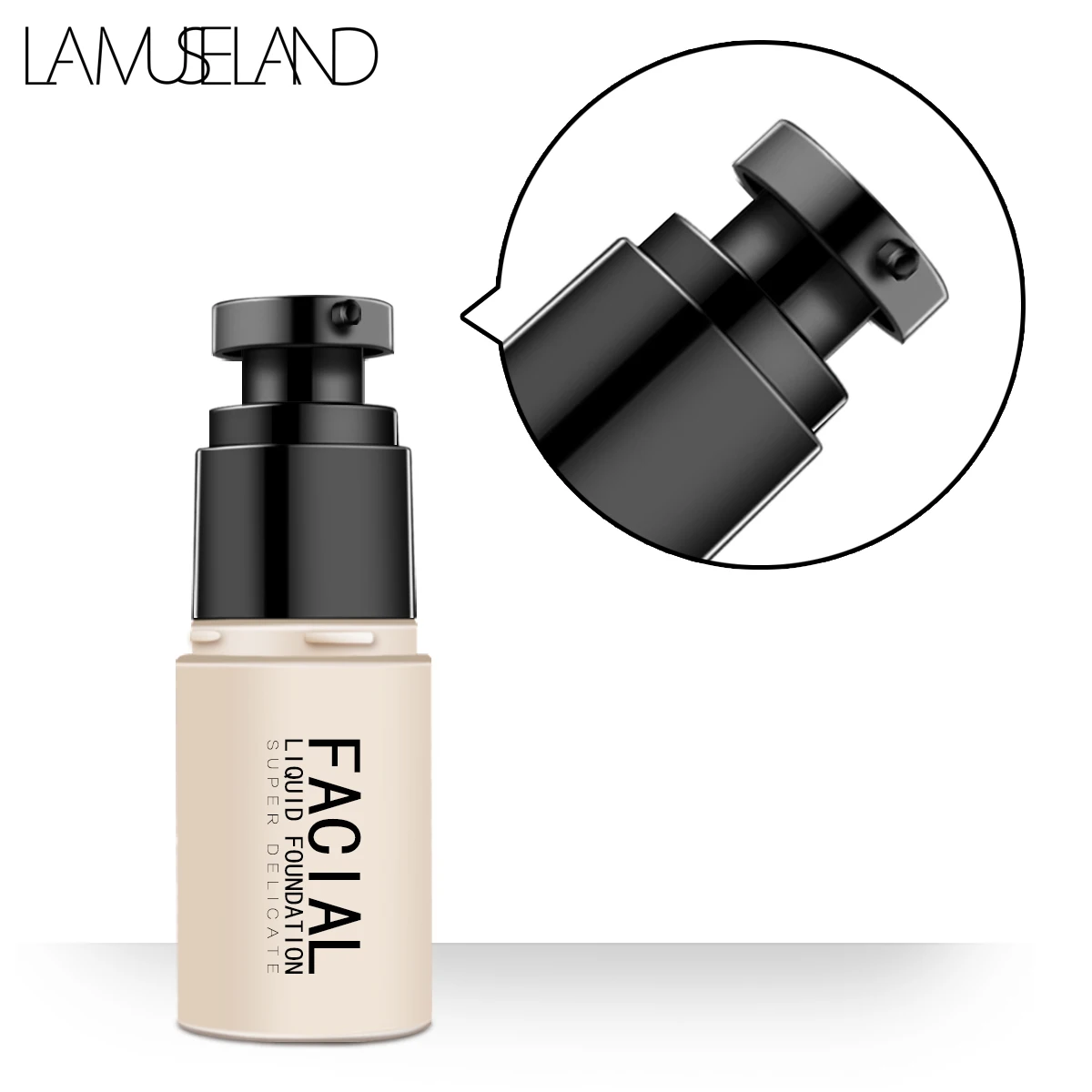 LAMUSELAND 4 цвета лицо бархат Fodundation жидкая Сетка# LA23