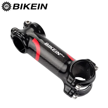 

BIKEIN Pro Mountain Bicycle Handlebar Stem 31.8mm 6 Degrees 3k Carbon + Aluminum Cycling MTB Road Bike Parts 80/90/100/110mm