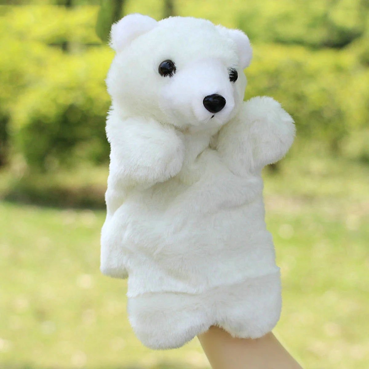 Очаровательная наручная игрушка медведь зоо друзья животные Обучающие куклы медведь(коричневый и белый и черный