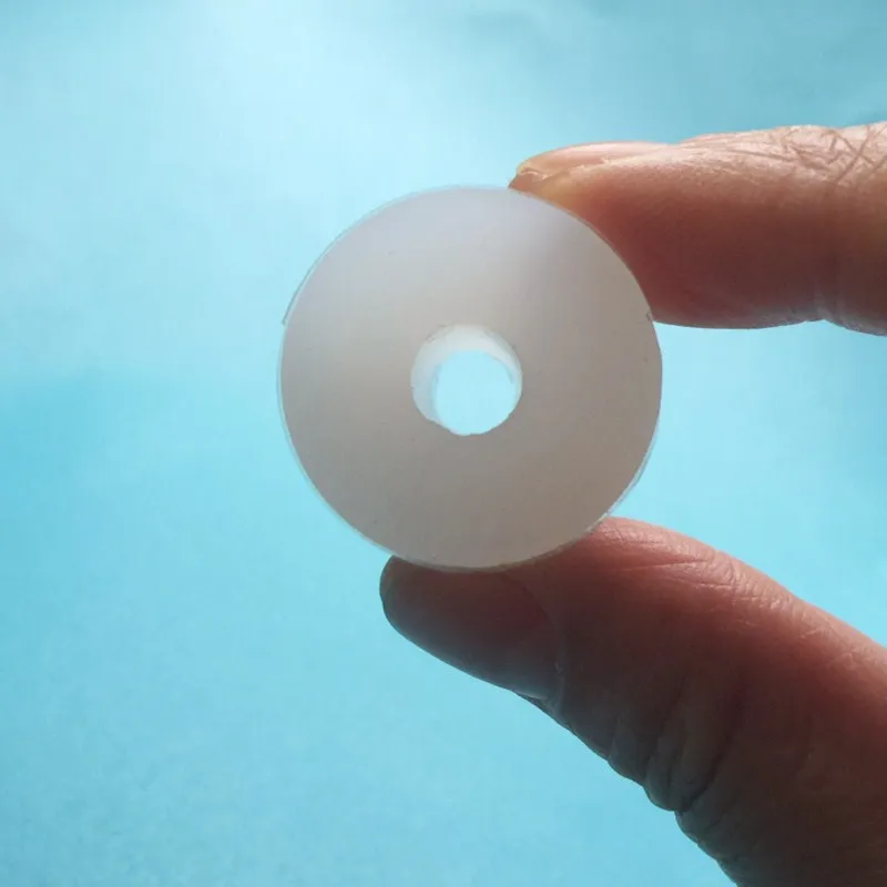 Silicone Stopper Single Hole Resist High Temperatures Corrosion Triangle Flask Small Test Tube Plug 10 Pcs |