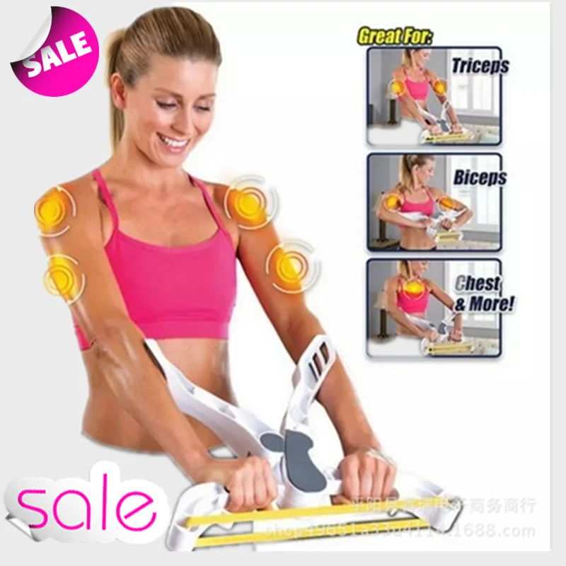 

Easy Arm Toner (resistance Bands Included) Muscle Exerciser Slimming Body Calorie Burning Weight Loss Device