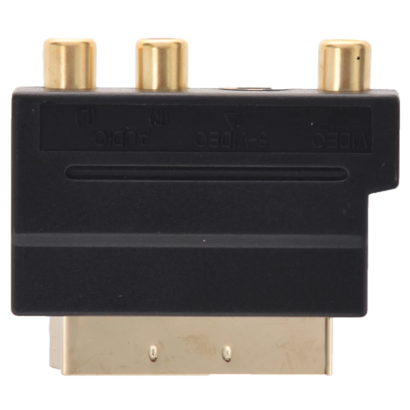 RGB Скарт Композитный RCA+ S-Video AV ТВ аудио адаптер