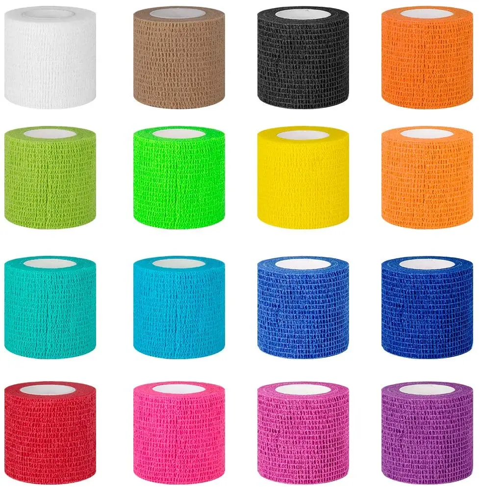 24PiecesElasticBandageTapesAthleticTapeElastoplastSports
