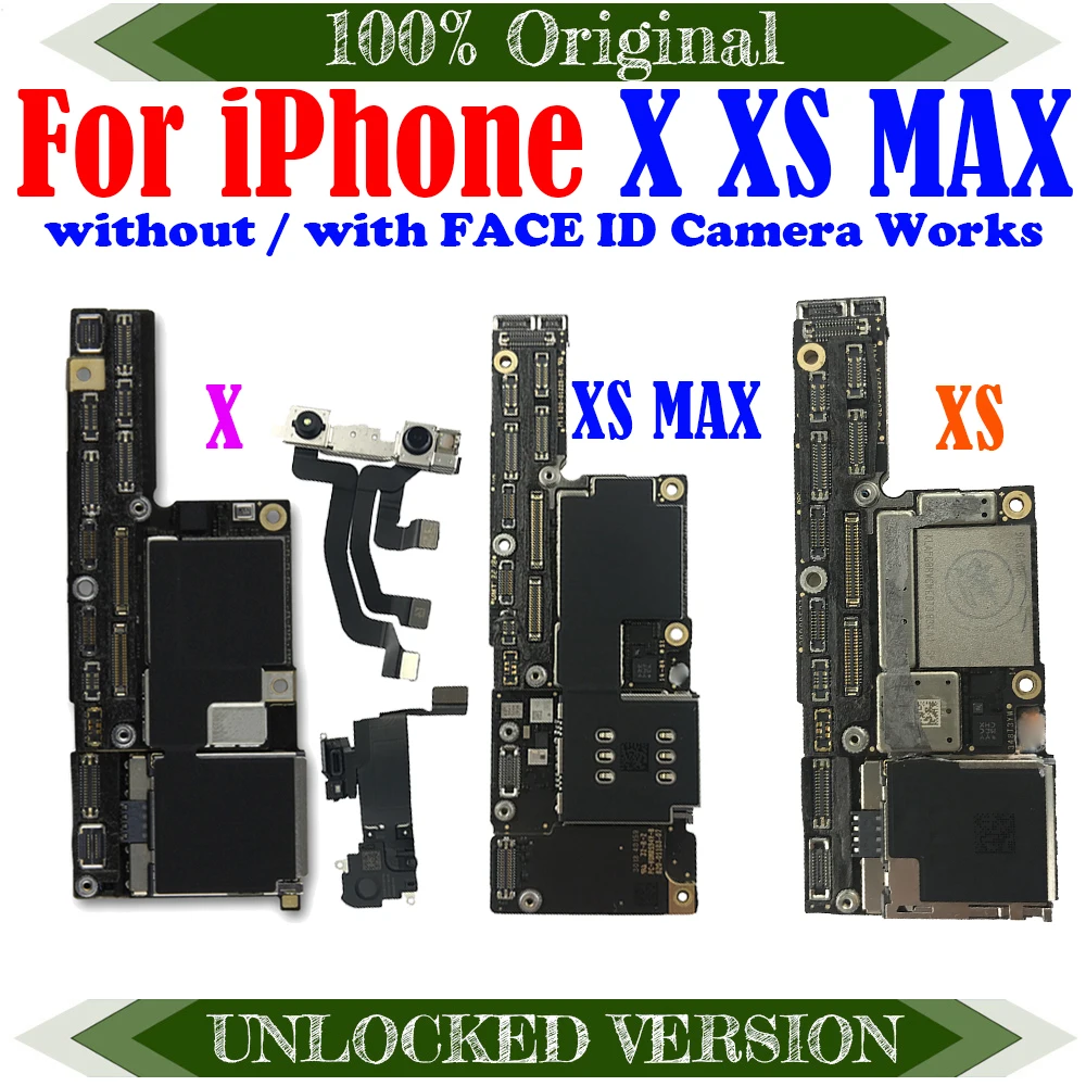 Бесплатная доставка для iPhone XS Max материнская плата разблокированная логическая с