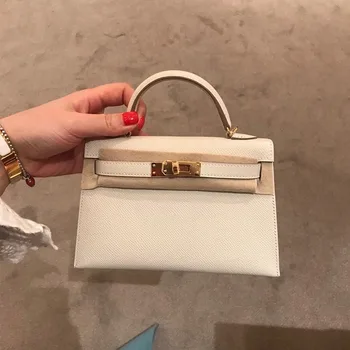 

2020 mini second generation Kelly bag female designer leather handbags new net red luxury female bag shoulder messenger handbag
