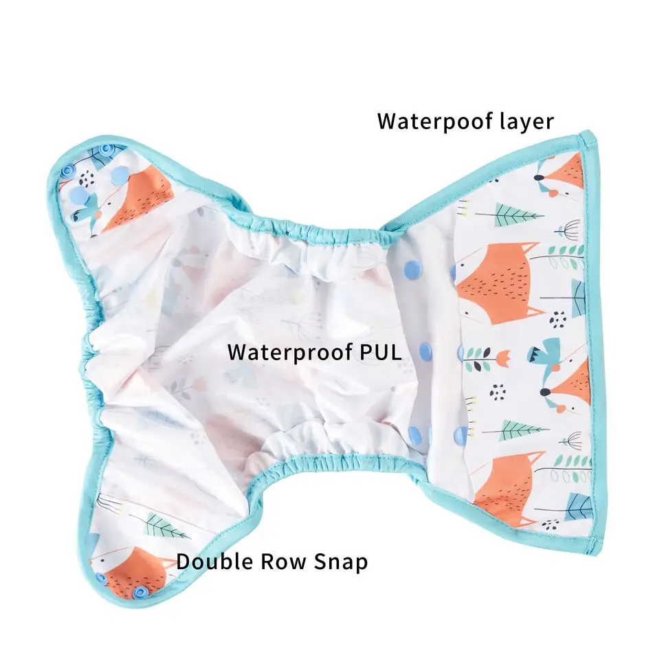 1 pcs color-edged diaper waterproof cover