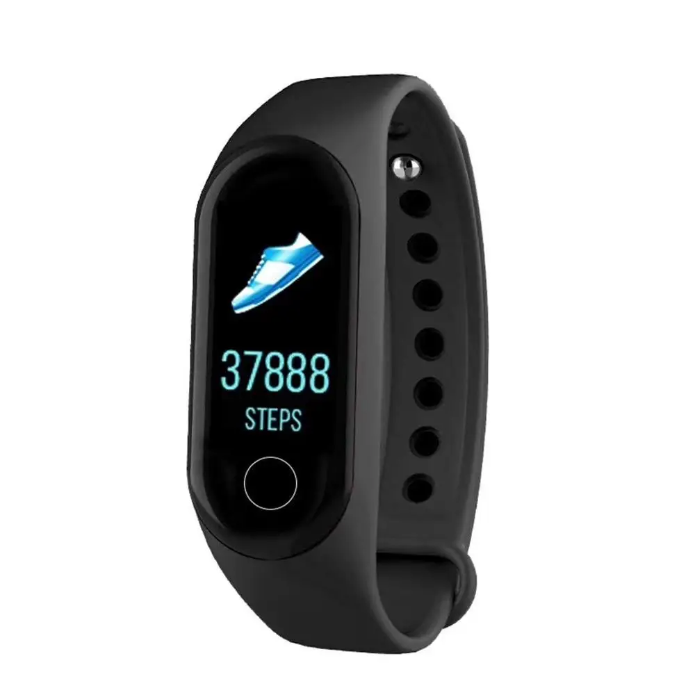 M4 банда inteligente 4 reloj de seguimiento de fitness pulsera de deporte Frecuencia cardatiaca presión артериальный монитор смарт-ленты