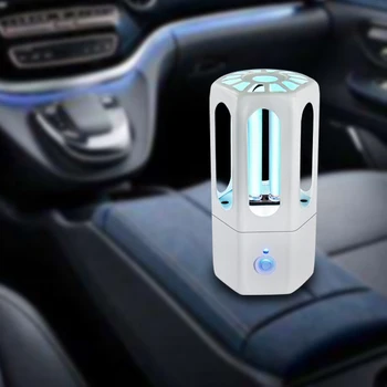 

5V USB Rechargeable Car Household Sterilization Lamp Portable Ultraviolet Ozone 3.8W UV Germicidal Disinfection Lamp
