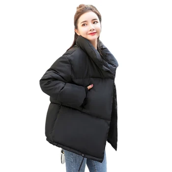 

Korean Style Winter Jacket Women Hooded Cotton Padded new Oversived Female new Winter Coat Outwear Nicesnowl Fashion Warm Parka