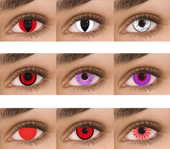 

2020 Taoqihou Cosplay A Variety Of Styles Crazy Halloween Colored Cosplay Contact Lenses