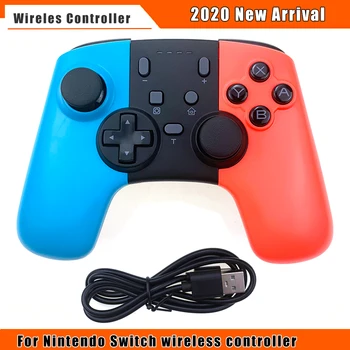 

2020 New Wireless Pro Gamepad for Switch Controller Bluetooth Console for Switch Gamepad Bluetooth Joystick Double-shock Blue Re