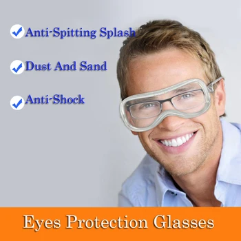 

Dustproof Waterproof Overcover Glasses Enlarged Transparent Eyes Protection Glasses Breathable Allcover For People With Glasses