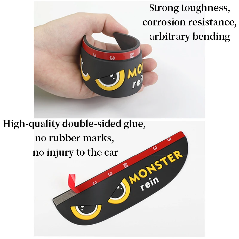 Car Rearview Mirror Rainproof Sunny Visor For VW Passat B5 B6 Polo Golf 4 5 Chevrolet Cruze Lada Granta RAM Jeep Accessories