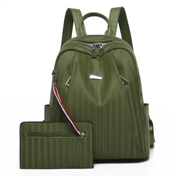 

2 in 1 Women Backpacks Composite Bag High Quality PU Leather Female Casual Backpack Luxury Bag's Designer Backpack Women Mochila