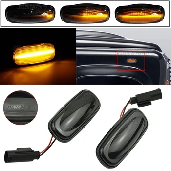 

Crystal Amber LED Side Marker Light Repeater Indicator For Land Rover Land Rover Discovery 2 99-04 Defender Freelander 1 02-05