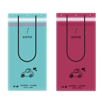 

30 Pcs 36 * 18.5cm Car Garbage Bag Paste Type Garbage Bin Car Hanging Rear Multifunctional Foldable Storage Storage Durable