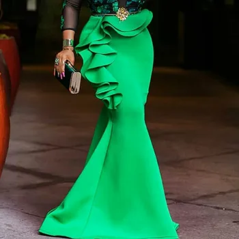 

Green Ruffle Mermaid Skirt