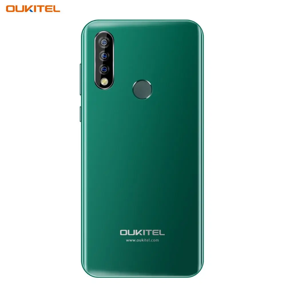 OUKITEL C17 Pro 6,35 ''Android 9,0 4 Гб 64 Гб Смартфон 19:9 MT6763 процессор отпечаток пальца Лицо ID Восьмиядерный 3900 мАч 4G мобильный телефон - Цвет: Green