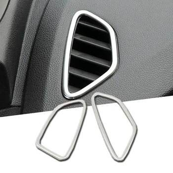 

2 Pcs Stainless Steel Air Conditioning Vent Cover Trim Sticker For Chevrolet Trax Tracker 2019 Protect Decoration