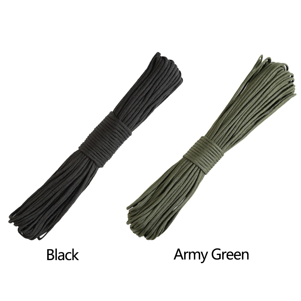 31m*4mm Parachute Cable Round Pull Furable Tent Rope Compact Long Outdoor Climbing 7 Inner Strands Wear Resistant