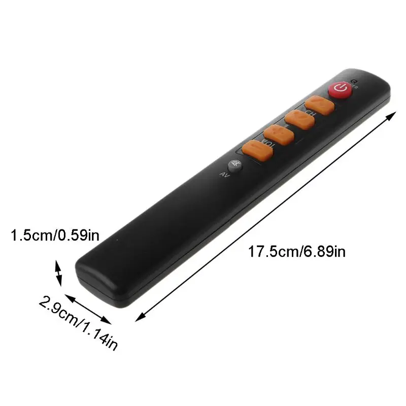 Универсальный 6 кнопочный пульт дистанционного управления для ТВ STB DVD DVB HIFI код