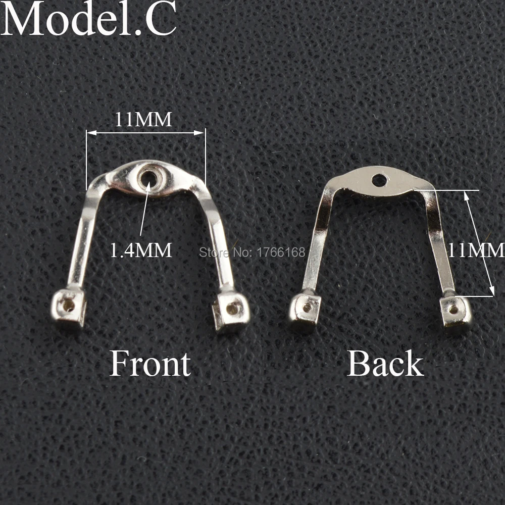 10pcs/lot Eyewear Stainless Steel Nose Pad Arm Nose Pad Holder Glasses Accessories 3