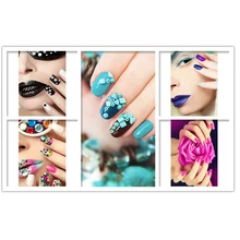 

5D DIY Diamond painting colorful Modern Nail Salon Fashion cross stitch painting full square drill embroidery mosaic Needlework