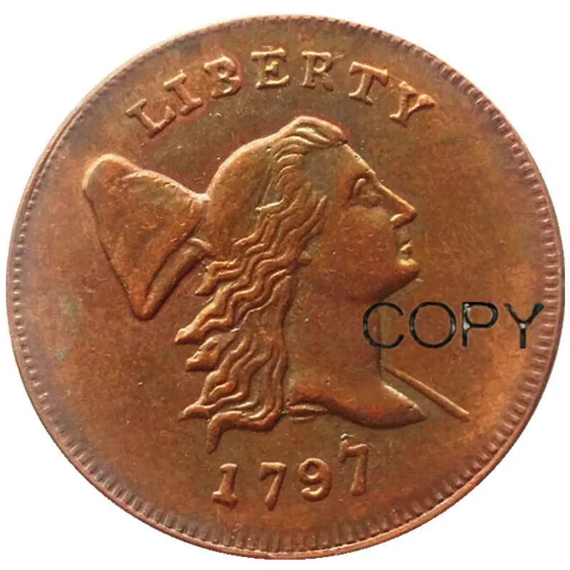 1794-1797 4pcs Liberty Cap Half Cent Decorate Coin US A set of Rare Coin