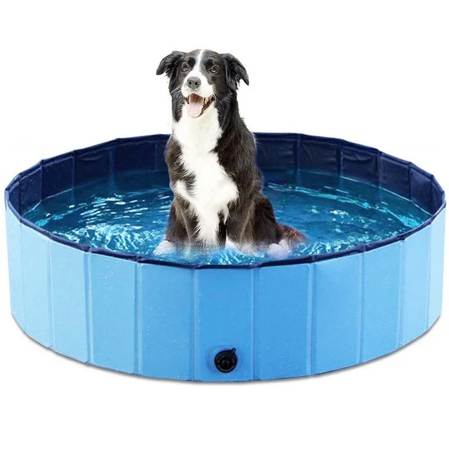 Piscina de agua plegable para mascotas, estanque de lavado para perros y  gatos, cama de bañera para perros grandes y pequeños, casa de natación para  verano - AliExpress Hogar y jardín