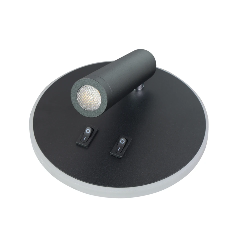 Led wand lampen 3W lesen licht 7W hintergrundbeleuchtung mit schalter wand licht hotel nacht moderne wand lampe schlafzimmer studie treppen wandlampen – Detail 17