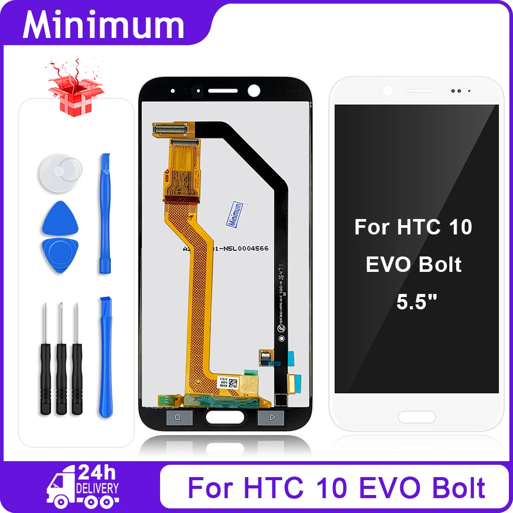 Для HTC 10 EVO Bolt 5 "ЖК-дисплей кодирующий преобразователь сенсорного экрана в сборе