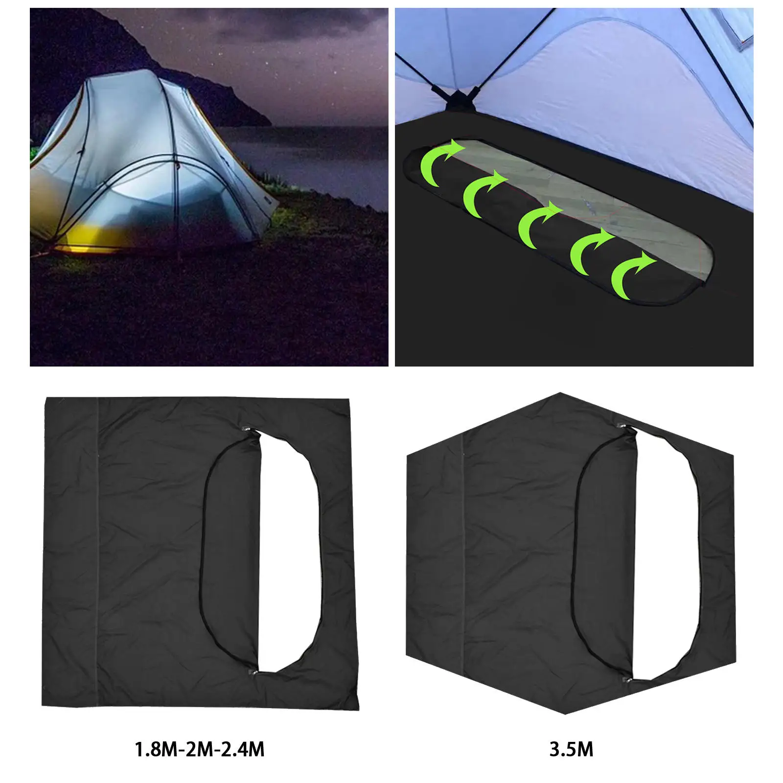 Removable Tent Mat Use For Winter Ice Fishing Tent, 3 Sizes Winter Fishing  Tent Bottom Floor Cloth Tent Accessory - AliExpress