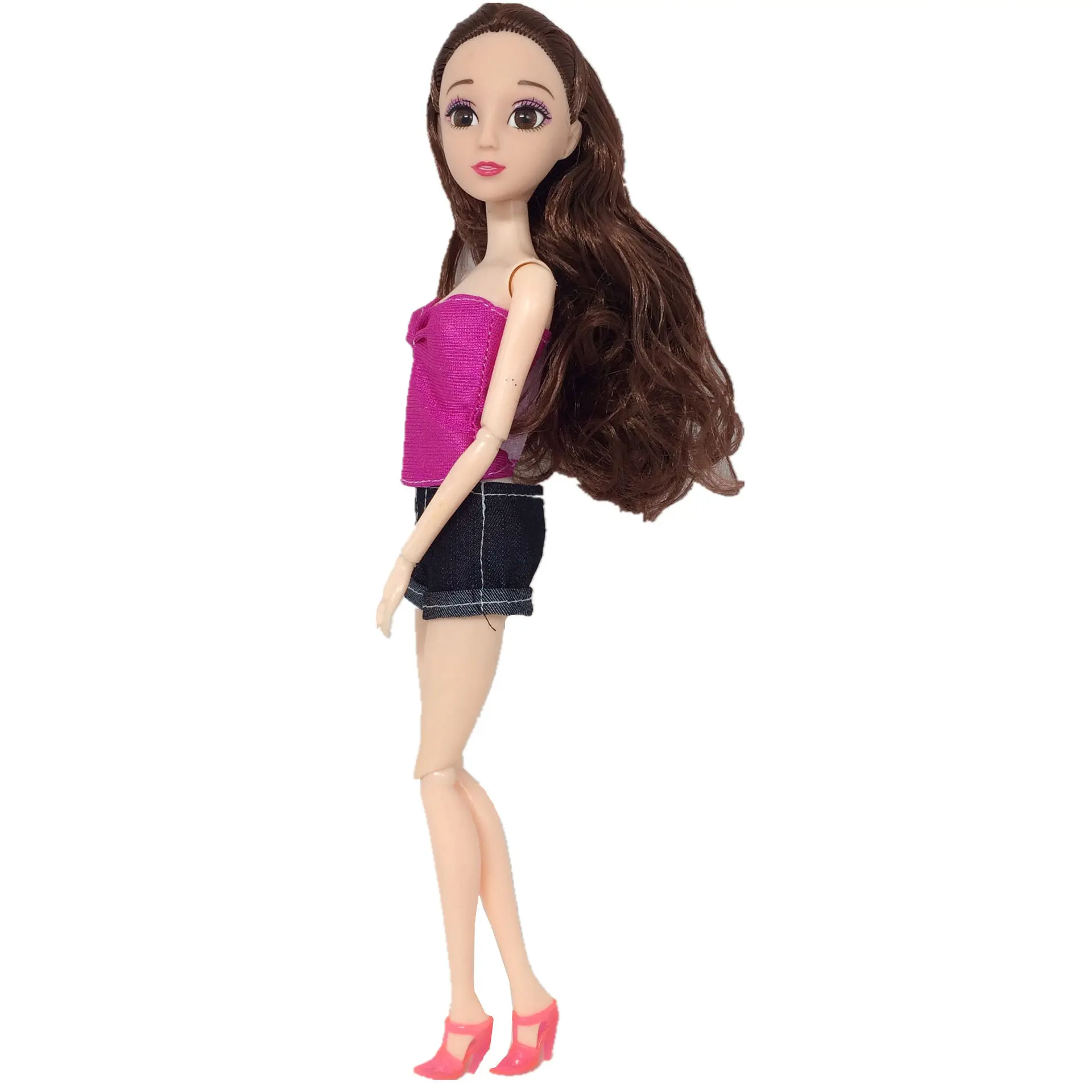 30 см BJD Кукла тело новые куклы одежда 12 суставов подвижный 3D реальный глаз