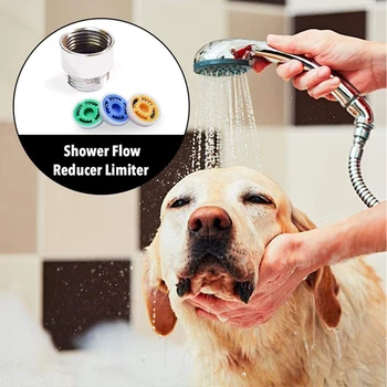 

Water Saving Shower Adapter Bathroom Restrictor With Gasket Easy Install Flow Regulator Universal Rustproof Reducer Hotel Home