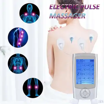 

Multifunction 16 Modes Electric Pulse Massager 110V-240V Muscle Stimulator Body Pain Relief Therapy Health Care US/EU Plug