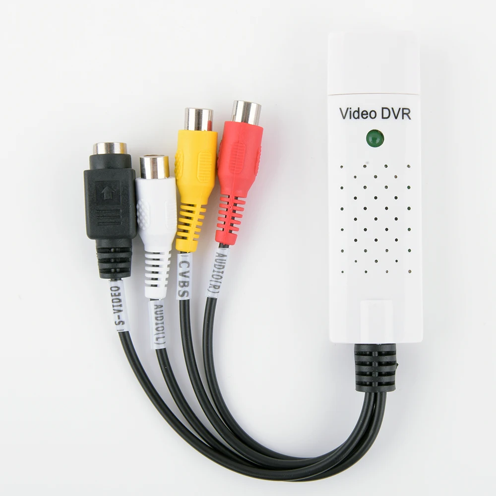 Asunflower USB 2,0 Аудио Видео Карта видеозахвата адаптер VHS к DVD видео конвертер для Win7/8/9/10, Linux, Mac кабель-удлинитель