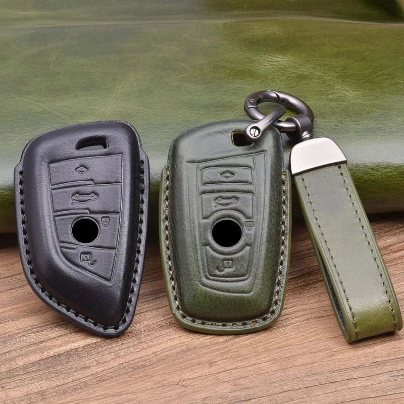 

Чехол для автомобильного ключа из натуральной кожи, Чехол для BMW X3 X5 X6 F30 F34 E60 E90 F10 E34 E36 F20 G30 F15 F16 1 3 5 7 Series bmw f30