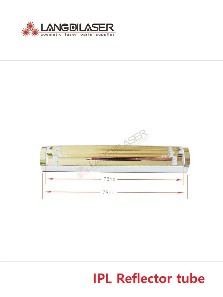 Ipl Manipolo Riflettore Argento, Formato: 14.2Mm * 78 Millimetri, Ipl Mano Riflettere Parti, E-Luce A Mano Pezzo Riflettore