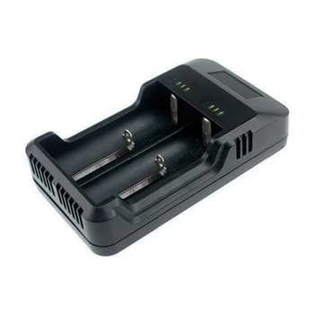 

Dual Solts Smart Battery Charger Short Circuit Protection for 32650 26650 18650 17670 16340(Cr123A) Aa Aaa C Sc