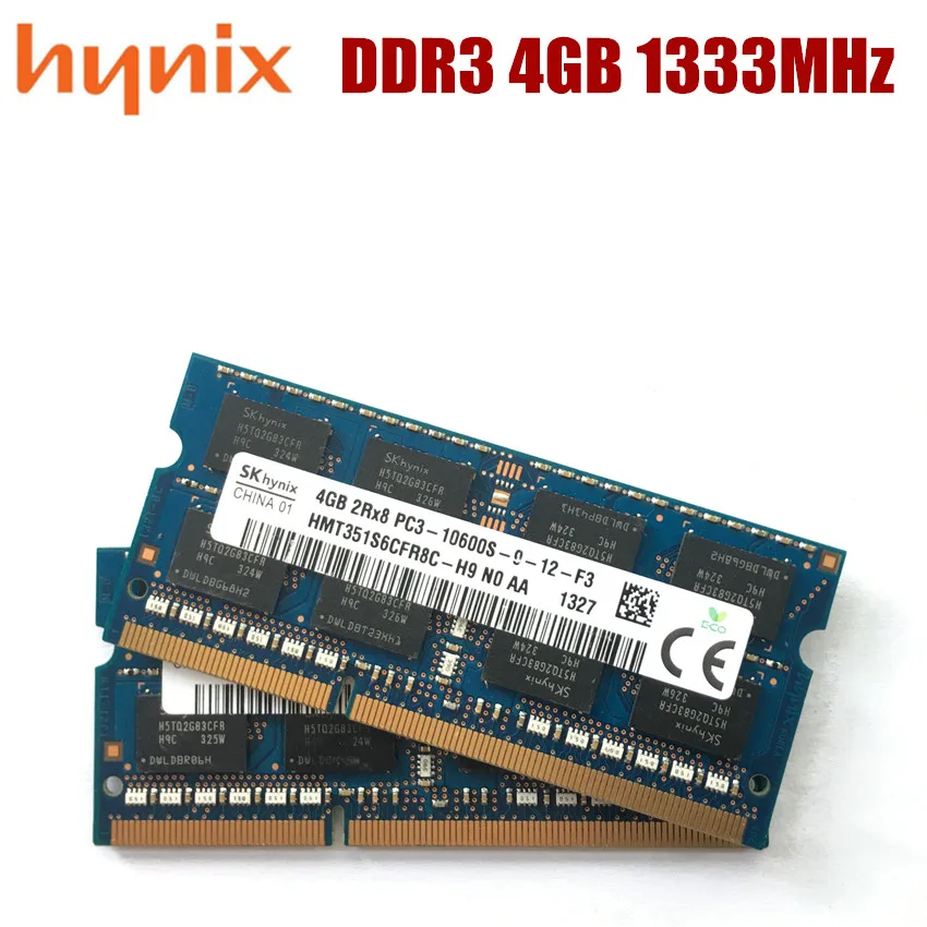 Hynix Chipset 4gb 2rx8 Pc3 10600s Ddr3 4g 1333mhz Laptop Memory 