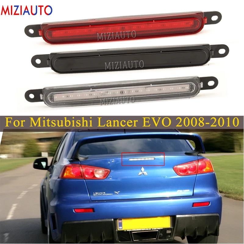 

Led Rear Third Brake Light For Mitsubishi Lancer EVO 2008-2010 additional stop signal light High Positioned Mount Lamp Car Parts