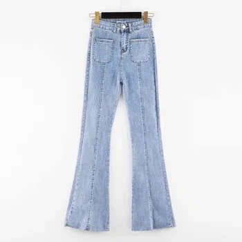 

High Elastic Women Flare Pants Korean Style High Waist Pants Female Spring Autumn Plus Size 2XL Loose Wide Leg Pants